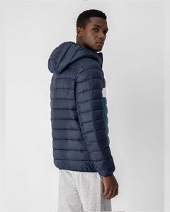 Custom Men's Trendy Lightweight Canvas Puffer <b>Sports</b> Jacket Sleek Durable Hooded Bubble Design Comfortable <b>Winter</b> High Street - Product Image 2