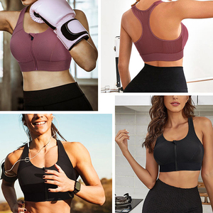 Soutien-gorge de sport pour femmes haut de fitness soutien-gorge de yoga bleu haut court de course à pied haut de sport pour femmes soutien-gorge de sport de fitness en gros à la mode personnalisée - Product Image 6