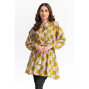 Blusa básica color mostaza con cintura natural WM-CS-SS24-007 - Product Image 2