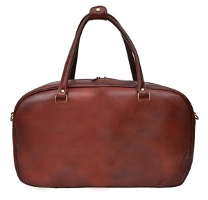 Sac de voyage de luxe pour homme, sac de sport imperméable en cuir avec compartiment pour chaussures de sport, doublure en polyester - Product Image 1