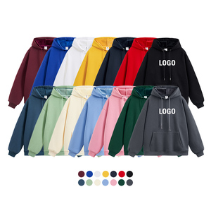 Sudaderas con capucha de algodón gráfico liso de gran tamaño para hombre, estilo informal básico con capucha, temporada larga de otoño - Product Image 1