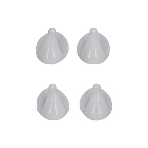 Oryx Gancio Piccolo Bianco (Confezione Blister da 4) Adesivo - Product Image 1