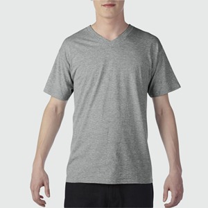 T-shirts pour hommes avec logo brodé sur mesure Chemises en coton à manches longues et courtes en tissu usé - Product Image 2