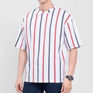 Camiseta personalizada de manga corta con cuello redondo para hombre, camiseta de secado rápido con estampado de etiquetas de tu propio cuello para hombre - Product Image 2