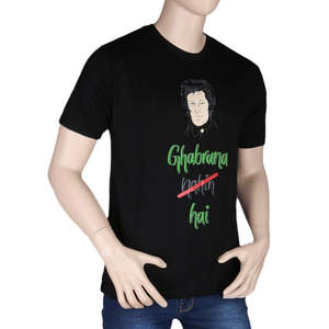 Camiseta Imran Khan - Negra - Product Image 1