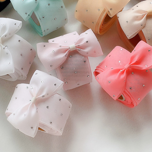 ริบบิ้นผ้าโปร่งบางลายลูกบาศก์สำหรับทำโบว์ - Product Image 3