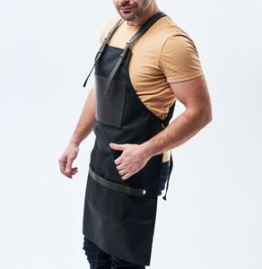 Barato a granel al por mayor delantales chef uniforme mangas largas - Product Image 2