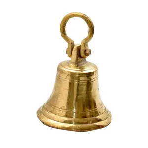 Campana da scuola in ottone di vendita calda campana da sposa in ottone massiccio lucido di alta qualità con alta qualità di buona qualità ....