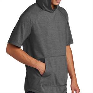 Sweat à capuche à manches courtes pour hommes de qualité supérieure doux et durable idéal pour un usage quotidien et une superposition par temps chaud - Product Image 5