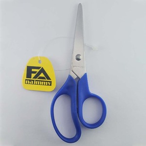 Office and Home Paper Cutting <b>Scissors</b> with Plastic Handle Stainless Steel Curved Blade with Sharp Tip for Nail Beauty Use - Product Image 2