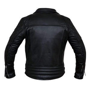 แจ็คเก็ตหนังมอเตอร์ไซค์สั่งทำพิเศษ แฟชั่นปี 2024 สไตล์สปอร์ตแข่งรถ กันน้ำ กันลม เป็นมิตรกับสิ่งแวดล้อม สไตล์ไฮสตรีท ปรับแต่งได้ - Product Image 4