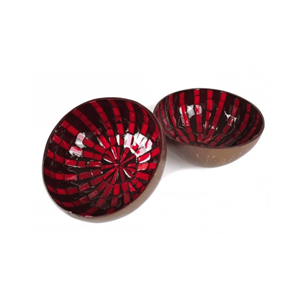 Cuenco redondo artesanal de laca de cáscara de coco, material: laca de cáscara de coco; uso: decoración del hogar; origen: hecho a mano en Vietnam - Product Image 3