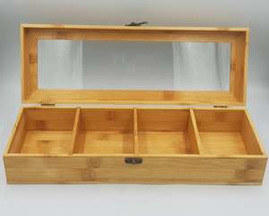 Boîte en bambou de forme personnalisée au meilleur prix pour cadeau/stockage de gâteaux/bijoux 100% matériau écologique taille personnalisée - Product Image 3