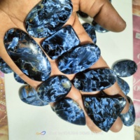 Lot de cabochons de pierres précieuses naturelles bleu turquoise magnifiques, certifiées IGI, polies à la main, pour la fabrication de bijoux
