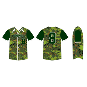 Camiseta de béisbol de poliéster con botones completos para mujer, OEM diseño personalizado, ropa de práctica transpirable para equipos y clubes - Product Image 4