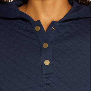 Top Trending Best Running Cotton/Polyester Hoodies Button Hoodie Collar Gym para mujeres Long Winter Hoodie Collar New Style - Product Image 2