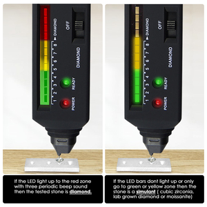 Chất lượng cao Kim Cương Tester với UV ánh sáng đá quý công cụ Selector 2PT đá thiết kế nhỏ gọn âm thanh cảnh báo âm thanh buzzer - Product Image 4