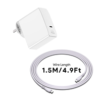 Chargeur GaN USB-C PD 3.1 adaptateur de charge rapide 140W EPR 28V/5A sortie EU UK US AU prises ca pour MacBook Pro Dell XPS pour Samsung