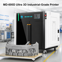 Imprimante 3D Mingda MD-600D Ultra Dual pour pièces automobiles, extrudeuse haute vitesse, grande imprimante 3D pour pièces automobiles 1000 mm