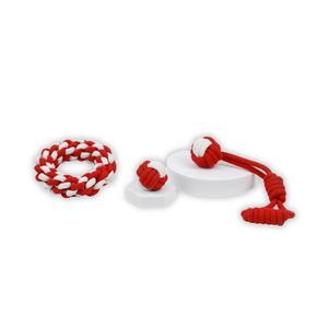 Jouet classique de Noël en forme de poing de singe pour l'entraînement et le divertissement des chiens - Product Image 1