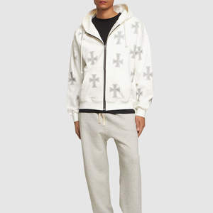 Sweats à capuche Fabricant de vêtements design de service OEM Sweat à capuche avec strass Logo personnalisé Sweats à capuche unisexe pour hommes avec strass Logo personnalisé - Product Image 6