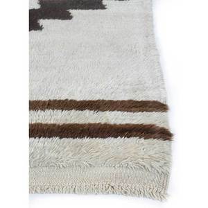 Tapis en laine ivoire Zuri noués à la main avec motif géométrique pour la maison, le salon, le couloir, l'entrée et la chambre - Pae-304 - Product Image 4