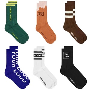 Fabricante de Pakistán, venta al por mayor, logotipo personalizable, deportes, acanalado, puro algodón, hombres, mujeres, equipo de punto, calcetines personalizados, calcetines atléticos - Product Image 4
