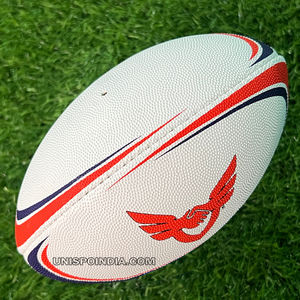 Mini Balones de Rugby de 16 cm Hechos de Goma Sintética, Mini Balón de Rugby, Balón de Rugby Midi - Product Image 6