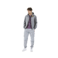 Doudoune Légère à Capuche et Col Montant, Fermeture Éclair Personnalisée, Manteau Décontracté et Chaud pour Homme, Femme et Extérieur