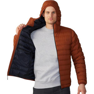 Veste en duvet pour homme, résistante à l'eau, chaude, avec options de couleurs, tailles, logos personnalisés et de fabrication OEM ODM - Product Image 2