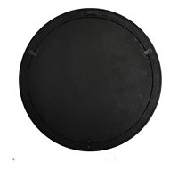 Jam Dinding Kayu Gaya Antik Seni Unik Dekoratif Satu Sisi Jarum Quartz Dial 3D Tebal 12 inci 30mm untuk Rumah Kantor