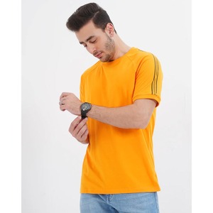 Vente en gros T-shirts à manches courtes 100% coton pour hommes Motif solide personnalisable graphique respirant et imprimé avec logo - Product Image 1