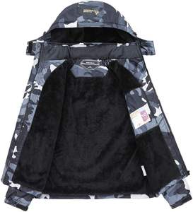 Chaqueta de esquí impermeable para mujer, abrigo cálido para la nieve de invierno, cortavientos de montaña, chaqueta impermeable con capucha - Product Image 1