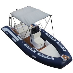 <span class=keywords><strong>Bateau</strong></span> pneumatique rigide en fibre <span class=keywords><strong>de</strong></span> verre ZHENBO RIB-480C <span class=keywords><strong>de</strong></span> 16 pieds avec moteur, homologué CE, capacité <span class=keywords><strong>de</strong></span> 8 personnes, RIB 480 - Product Image 2