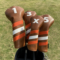 Funda Protectora para Cabeza de Palo de Golf Unisex de Alta Calidad, Personalizable, Ecológica, Forrada con Felpa Suave, Fácil de Poner, de Cuero PU Cabretta
