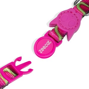 H3D Fashionable <b>Dog</b> Collar Solid/Striped Print/Western Style Jelly Cat Design Breakaway LED <b>Lights</b> for Pets Made Polyester - Product Image 2