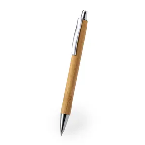 Penna a Sfera in Bambù Personalizzata Cavetta, Gadget Promozionale - Product Image 1