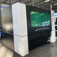 Découpeuse laser CNC de précision 1610 1390 avec couvercle de sécurité, machine de découpe laser à fibre intelligente et fermée 3000W pour pièces aérospatiales