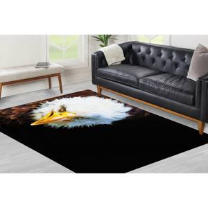 Angry Bald Eagle <b>Rugs</b>, Trendy <b>Rug</b>, Man Cave <b>Rugs</b>, Animal <b>Rug</b>, <b>Outdoor</b> <b>Rug</b>,With Pile Soft <b>Rug</b> - Product Image 2
