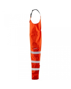 Custom High Visibility Cotton Blend Safety <b>Bibs</b> Brace Dust-proof Anti-Static Workwear Overalls Durable Zipper Front Back Pockets - Product Image 4