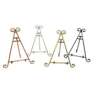 Soporte terminado con recubrimiento de polvo negro de metal de alta calidad, forma y tamaño personalizados para obtener de la colección de diseñadores - Product Image 4