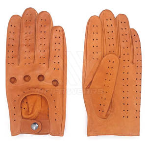 Guantes de conductor de cuero suave de alta calidad profesional superventas nuevo diseño para una conducción segura en invierno al por mayor en Pakistán - Product Image 2