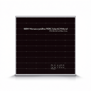 Panel Solar Monocristalino PERC de 100W con Lámina Trasera Blanca y Cubierta de Vidrio - Product Image 2