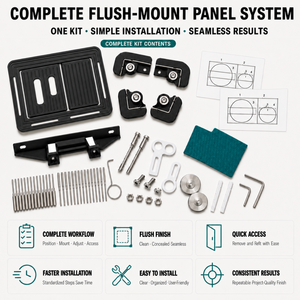 Kit de instalación de placa de descarga para inodoro, compatible con panel M1, para cisterna empotrada, con consumibles - Product Image 3