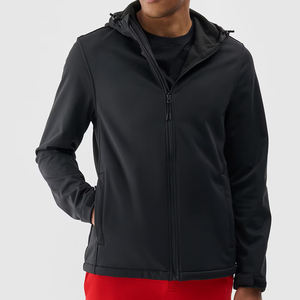 Vestes de randonnée d'extérieur avec logo personnalisé Veste Softshell d'extérieur coupe-vent imperméable OEM de haute qualité pour hommes - Product Image 1