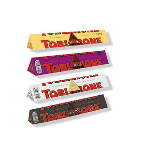 Premium Tobleroon Triangle Barra de chocolate Miel Almendra Sabor Caramelo suizo Venta al por mayor Exportación de fábrica Suministro a granel - Product Image 3