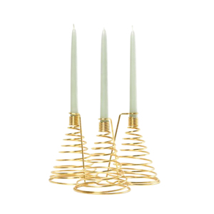 <b>Top</b> Selling Classic Silver Metal Candle Holder Stand High Quality Home Tableware Accessory for Christmas Easter and <b>Birthday</b> - Product Image 6