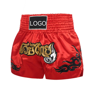 High Quality Custom Logo Men's Summer MMA Thai Shorts Breathable Mesh Casual Sportswear for Gym Workouts and Martial Arts - Product Image 1
