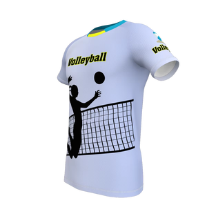 Men's Q-Neck Short Sleeve 100% Polyester Breathable Comfortable High Quality Customizable Jersey <b>Set</b> Beach <b>Volleyball</b> Team Gear - Product Image 4