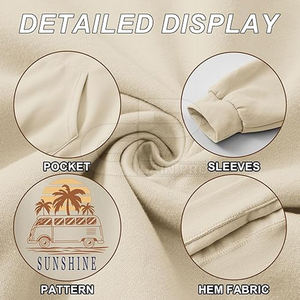 Sweats à capuche oversize tendance pour femmes en tissu doux mélangé, sweats à capuche pour un look décontracté au quotidien - Product Image 6